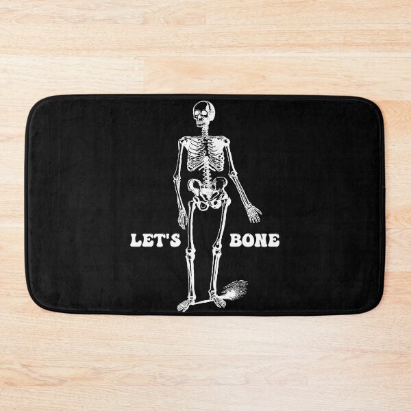 Aperçu de l'œuvre "Let's Bone" Squelette Humour Halloween créée et vendue par wazhyp.