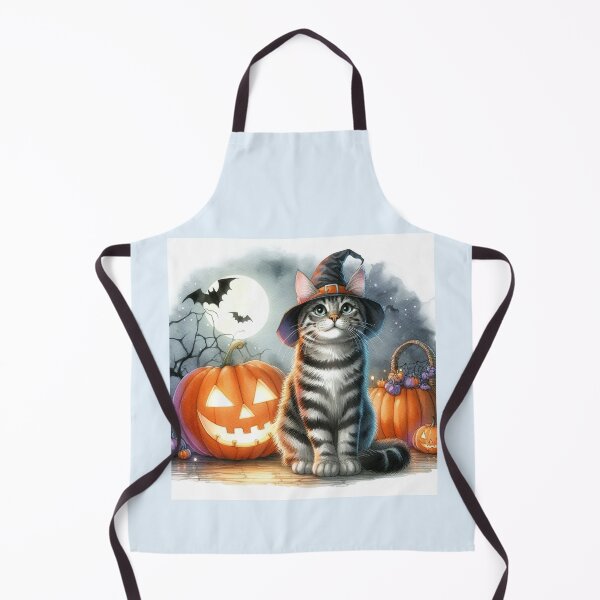 Item preview, halloween cat and pumpkins 7 designed and sold by Zelda50.