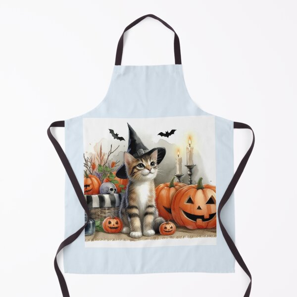 Item preview, halloween kittens and pumpkins 8 designed and sold by Zelda50.