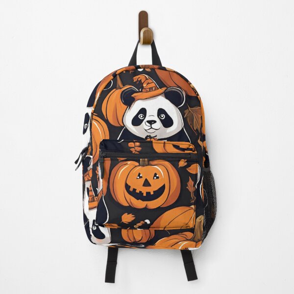Item preview, Halloween Panda Among The Scary Pumpkins designed and sold by DotisDreams.