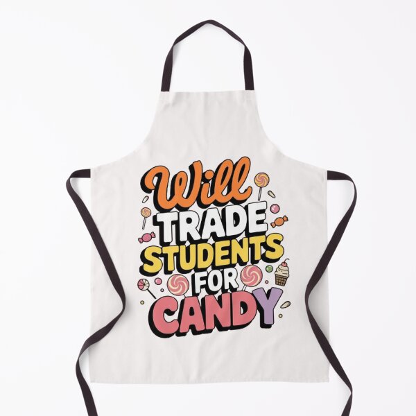 Item preview, Will Trade Students For Candy Teacher Cute Halloween Costume designed and sold by SztylishDesigns.