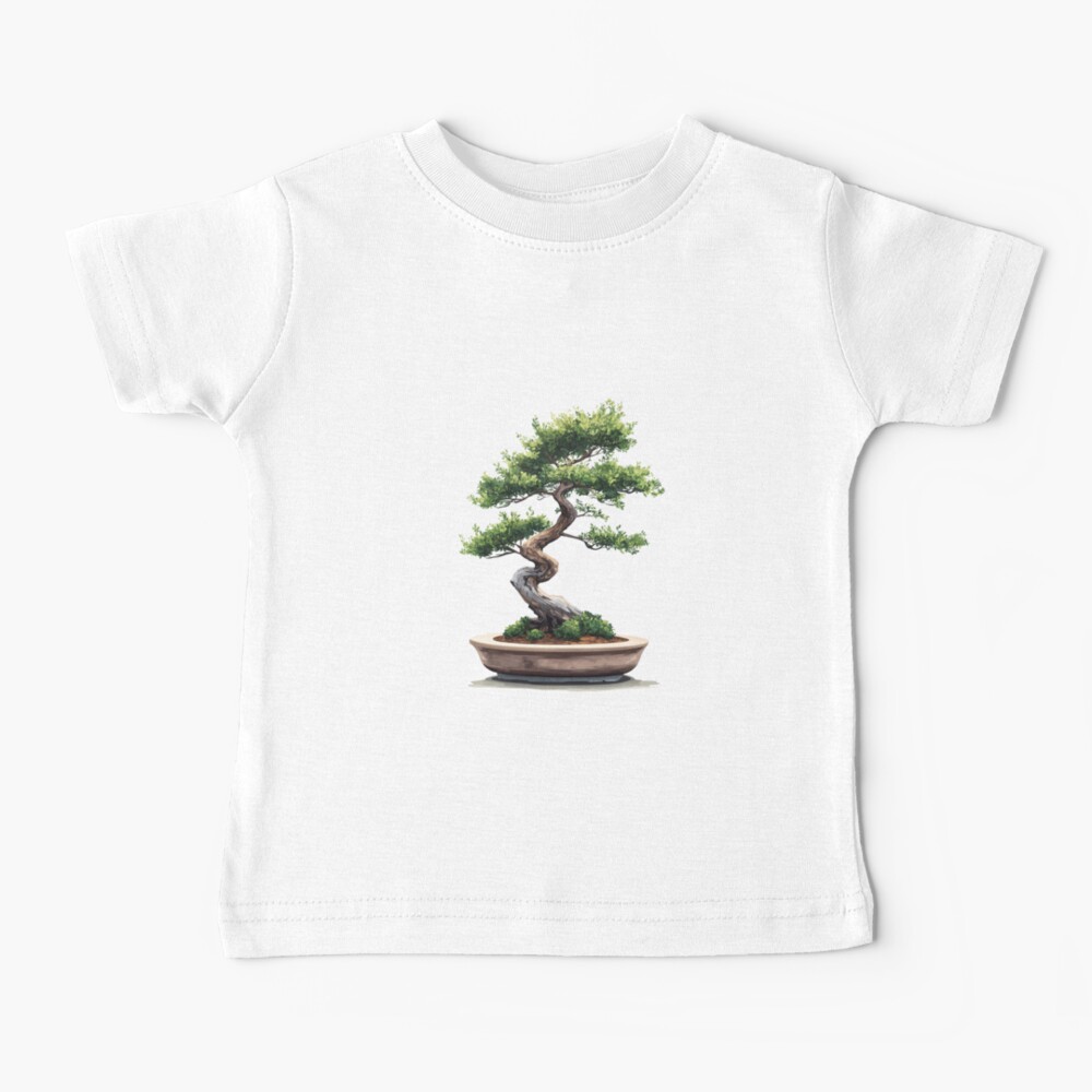 Big Bonsai Zen Enso Circle & Kanji Art Baby T-Shirt