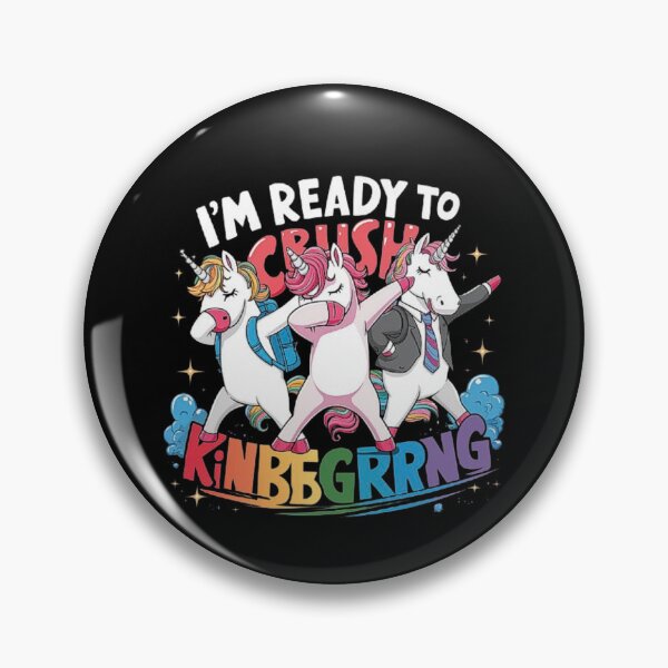 Item preview, Ready to Crush Kindergarten: Unicorn Power Trio Design designed and sold by love3617.