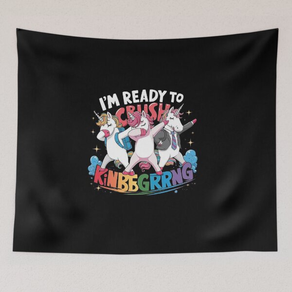 Item preview, Ready to Crush Kindergarten: Unicorn Power Trio Design designed and sold by love3617.