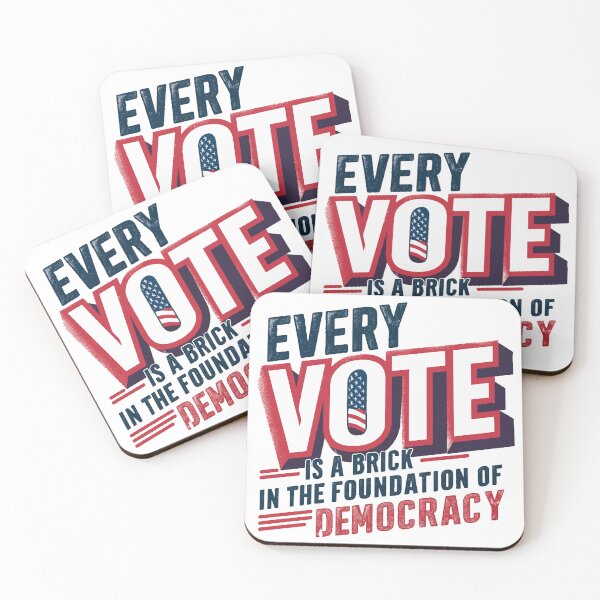 Item preview, Every Vote is a Brick in the Foundation of Democracy designed and sold by Azraqcrafts.