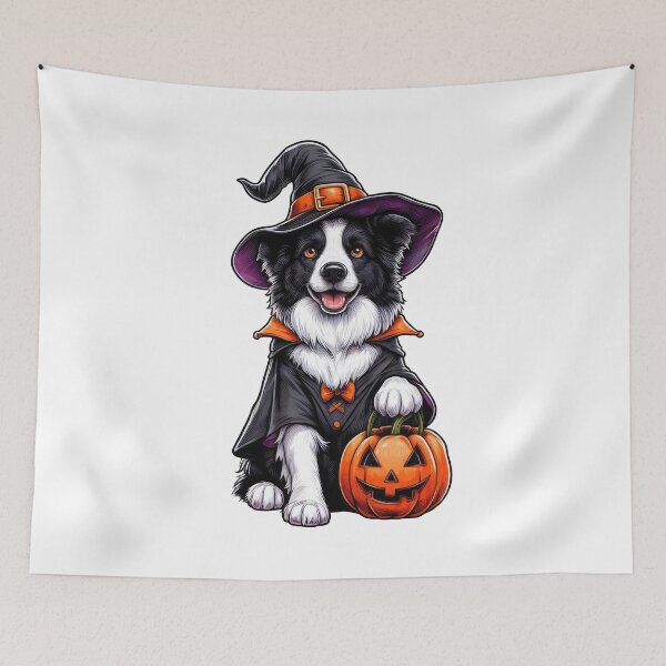 Item preview, Border Collie Dog Halloween designed and sold by doodIllustrate.