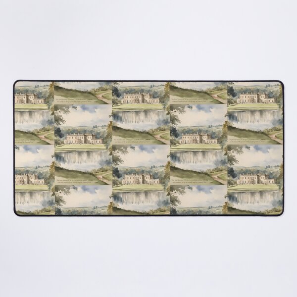 Item preview, Pride and Prejudice Pemberley Watercolour Landscape designed and sold by booksnbobs.