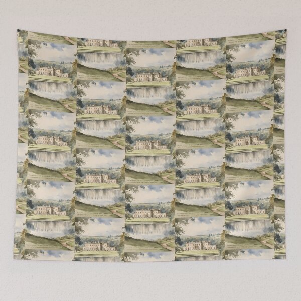 Item preview, Pride and Prejudice Pemberley Watercolour Landscape designed and sold by booksnbobs.