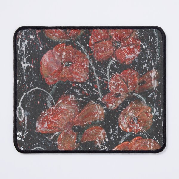 Item preview, Poppies corn poppy flowers blossoms abstract designed and sold by Marion Waschk.
