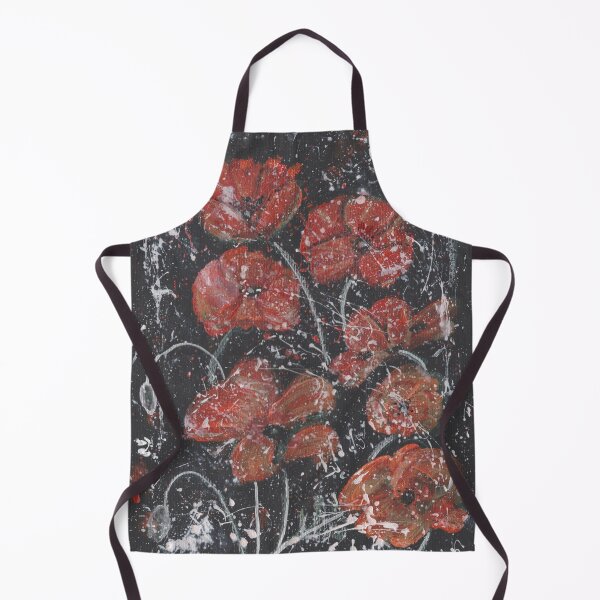 Item preview, Poppies corn poppy flowers blossoms abstract designed and sold by Marion Waschk.