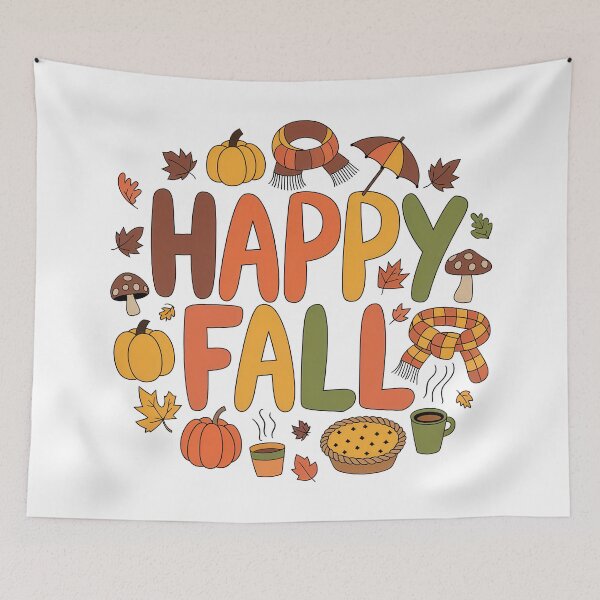 Item preview, Happy Fall designed and sold by Angry Swan Designs.