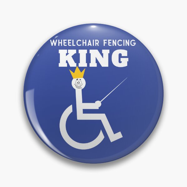Item preview, Wheelchair Fencing King, Parafencing, Fencer, Funny designed and sold by Anniko Art Studio.