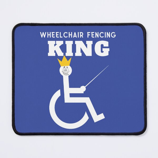 Item preview, Wheelchair Fencing King, Parafencing, Fencer, Funny designed and sold by Anniko Art Studio.