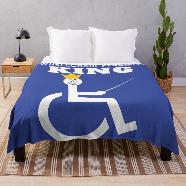 Item preview, Wheelchair Fencing King, Parafencing, Fencer, Funny designed and sold by Anniko Art Studio.