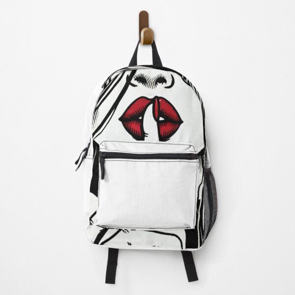 Item preview, Shh Graphic in Black & White & Red Pop Art designed and sold by All4ROCK.