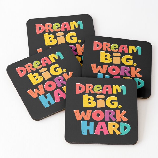 Item preview, Dream big, work hard designed and sold by GasconyPassion.