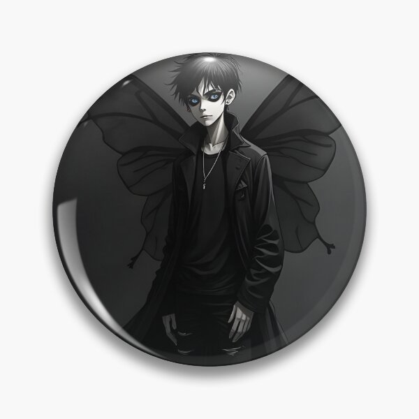 Item preview, Goth Boy Dark Aesthetic Moth Wings designed and sold by SoccaTamam.