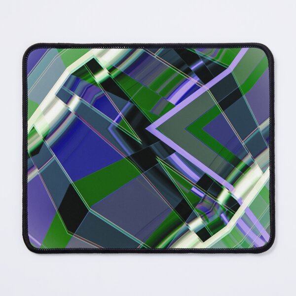 Item preview, Green Lucidity Abstract Feature Art by Jenny Meehan  designed and sold by Jenny Meehan Art Prints and Patterns  .