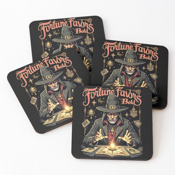 Item preview, "Fortune Favors the Bold" Frightening Fortune Teller Halloween T-Shirt for All Ages designed and sold by AI-volution.