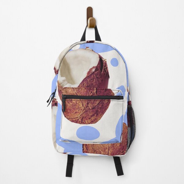 Item preview, Coconut on blue background with white coconut milk. Coconut pattern designed and sold by Valeripva.