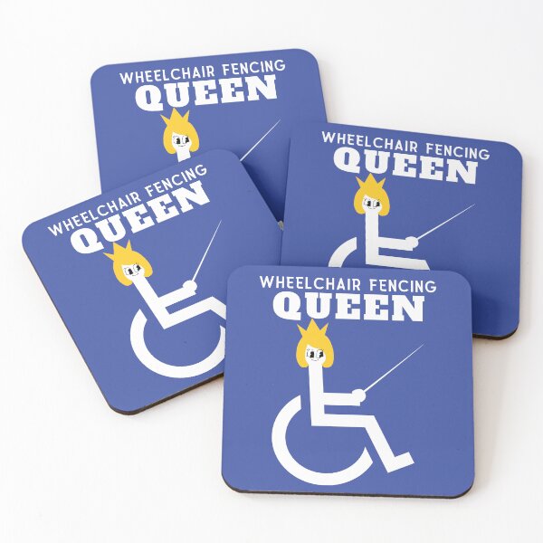 Item preview, Wheelchair Fencing Queen, Parafencing, Fencing, Fencer, Funny designed and sold by Anniko Art Studio.