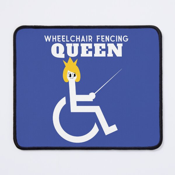 Item preview, Wheelchair Fencing Queen, Parafencing, Fencing, Fencer, Funny designed and sold by Anniko Art Studio.