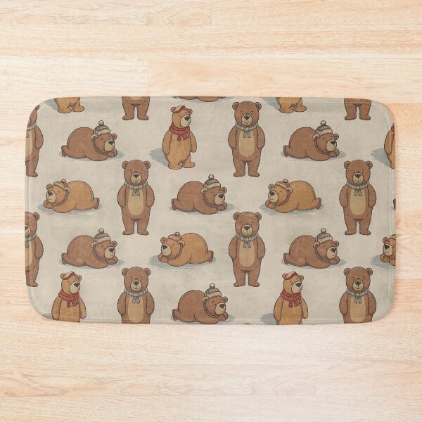 Item preview, Cartoon Bears Pattern designed and sold by Angry Swan Designs.