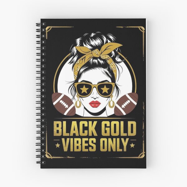 Item preview, Black Gold Vibes Only Football Women Leopard Football designed and sold by SztylishDesigns.