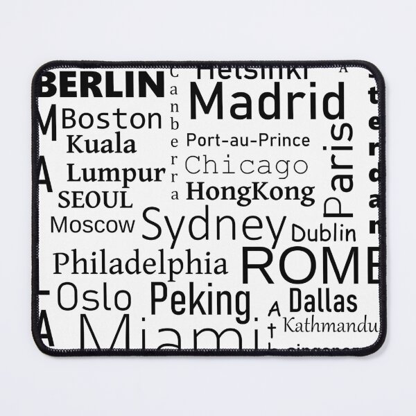 Item preview, Destinations London Berlin New York designed and sold by Marion Waschk.