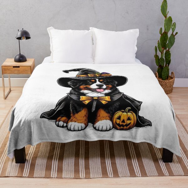 Aperçu de l'œuvre Bouvier bernois Halloween créée et vendue par doodIllustrate.
