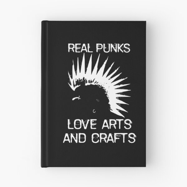 Item preview, Real Punks Love Arts and Crafts in White Text designed and sold by WordWind.