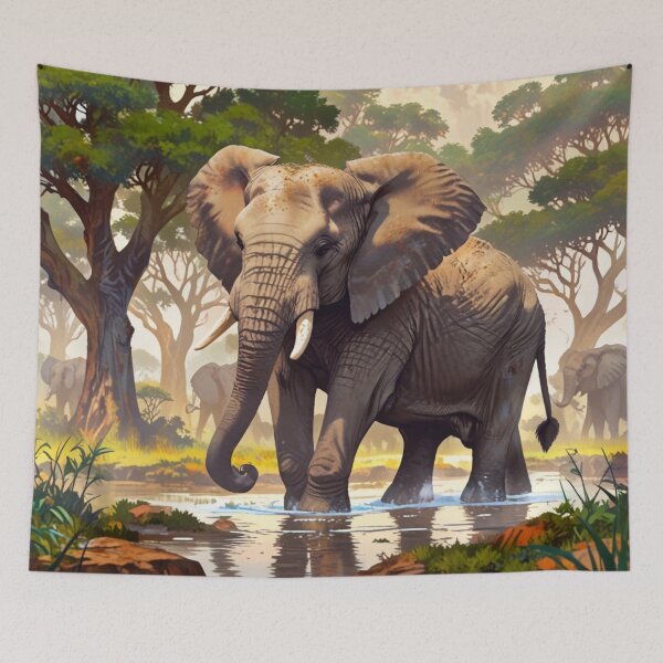 Item preview, The elephant life. designed and sold by PatDoArt.