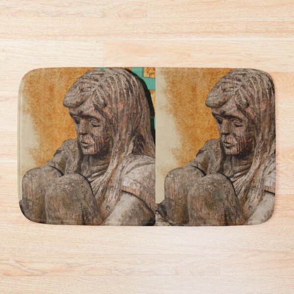 Item preview, Girl On The Naughty Step Wood Carving designed and sold by eddiebarronshop.