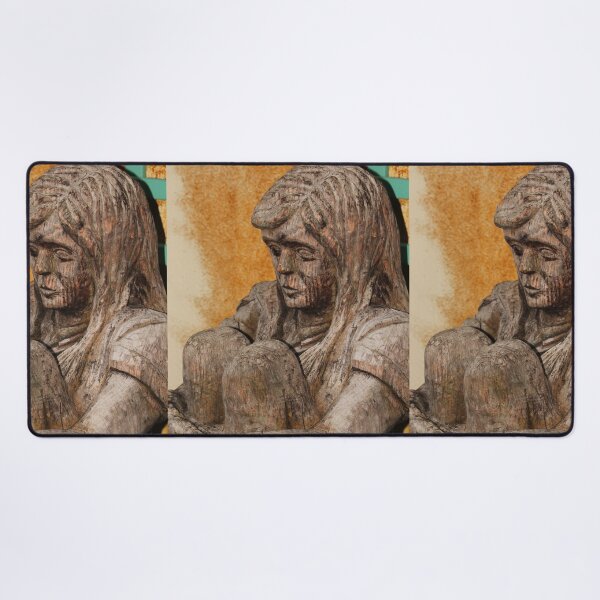 Item preview, Girl On The Naughty Step Wood Carving designed and sold by eddiebarronshop.