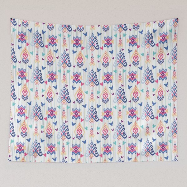 Item preview, Handcrafted, exquisite Ikat paintings with an ethnic motif.  designed and sold by Alynek-Design.