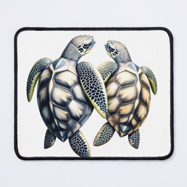 Item preview, Turtle Mating: Ocean's Graceful Bond designed and sold by NeoArtworks.
