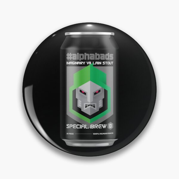 Item preview, IMAGINARY VILLAIN STOUT // #alphabads "D" designed and sold by REALTHANG CUSTOMS.