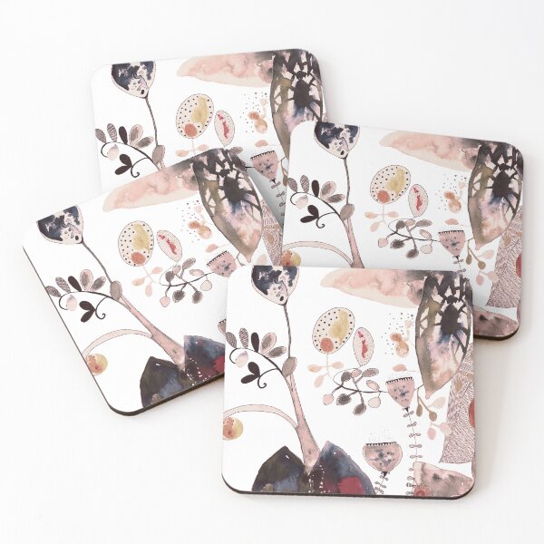 Item preview, botanical whimsical composition designed and sold by Marianna Tankelevich.
