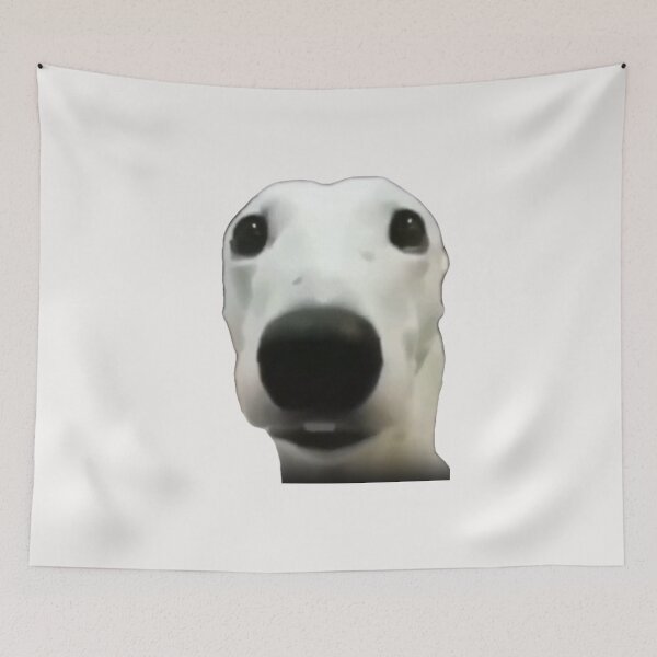 Item preview, Dog Meme - Afraid Dog - Scared Dog designed and sold by RANDOMNESS.