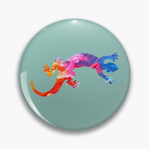 Item preview, Gecko lizard ethnic sign in modern abstract design designed and sold by mikistudio.