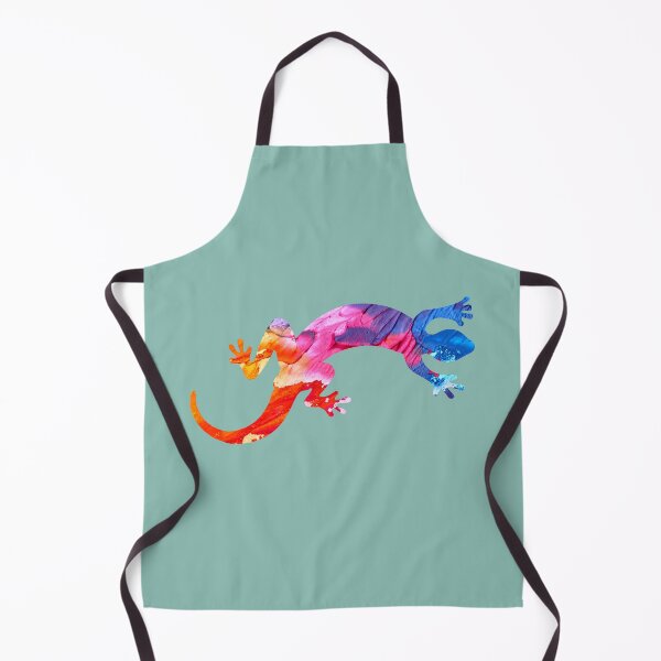 Item preview, Gecko lizard ethnic sign in modern abstract design designed and sold by mikistudio.