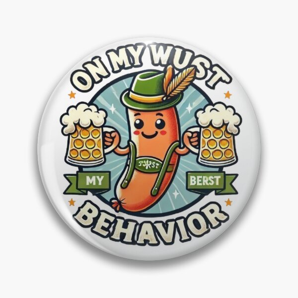 Item preview, Oktoberfest On My Wurst Behavior Funny German Men Women designed and sold by SztylishDesigns.