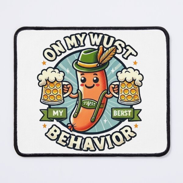 Item preview, Oktoberfest On My Wurst Behavior Funny German Men Women designed and sold by SztylishDesigns.
