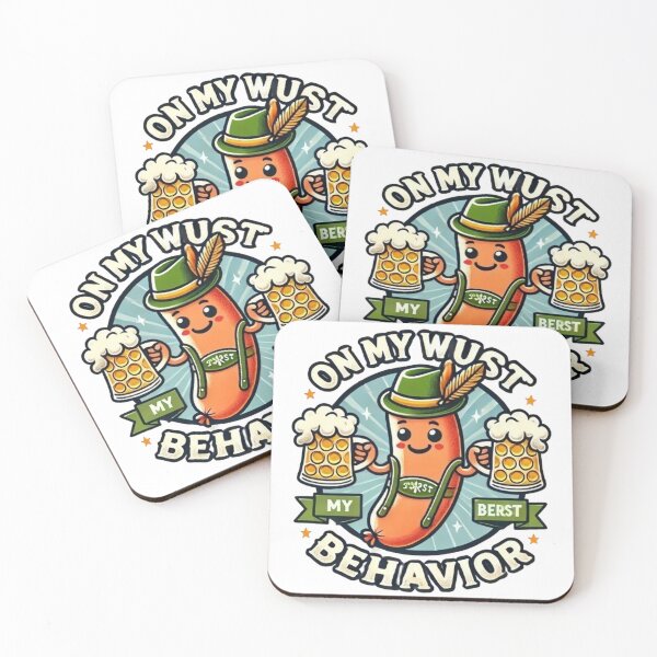 Item preview, Oktoberfest On My Wurst Behavior Funny German Men Women designed and sold by SztylishDesigns.