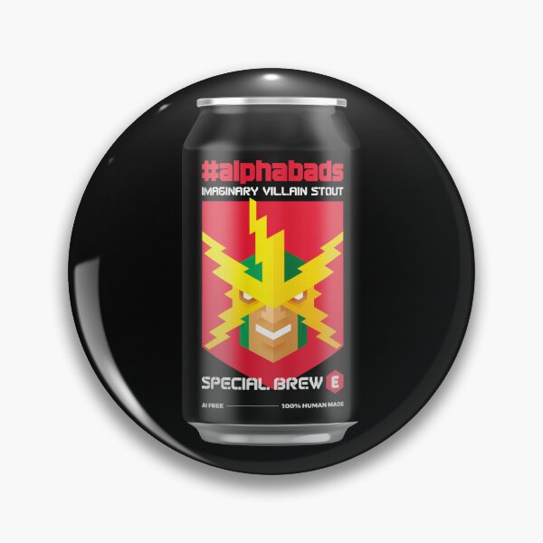 Item preview, IMAGINARY VILLAIN STOUT // #alphabads "E" designed and sold by REALTHANG CUSTOMS.