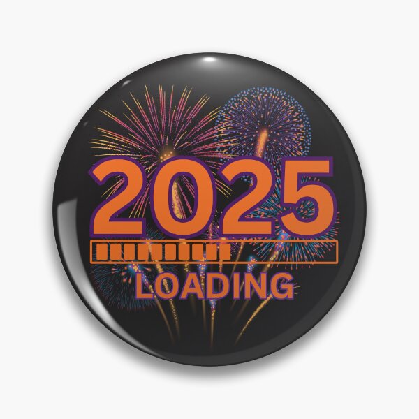 Item preview, 2025 Loading: Exciting Countdown to the New Year with Fireworks  designed and sold by elynne9.