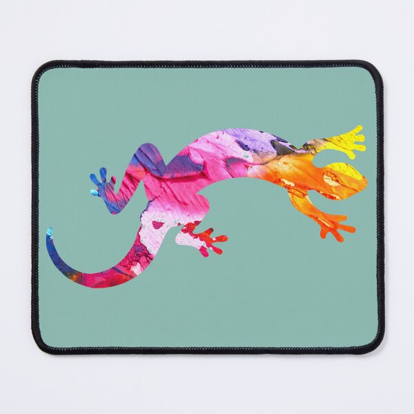 Item preview, Gecko lizard ethnic sign in modern abstract design designed and sold by mikistudio.