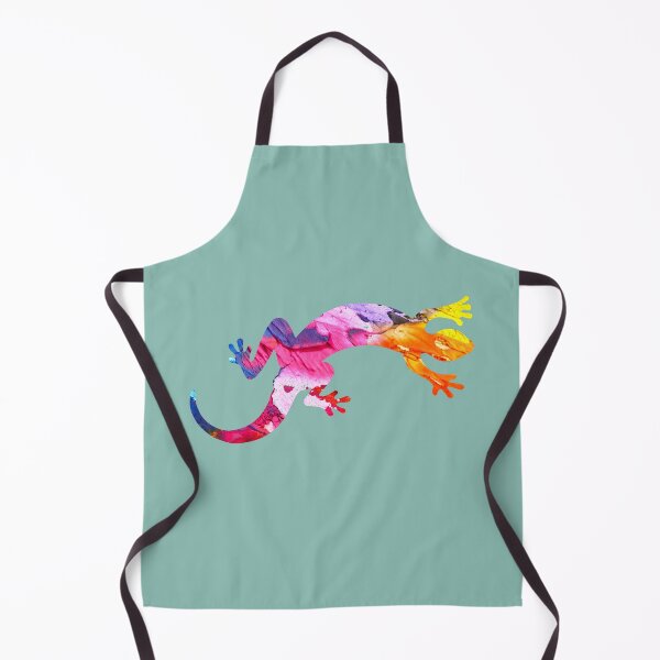 Item preview, Gecko lizard ethnic sign in modern abstract design designed and sold by mikistudio.