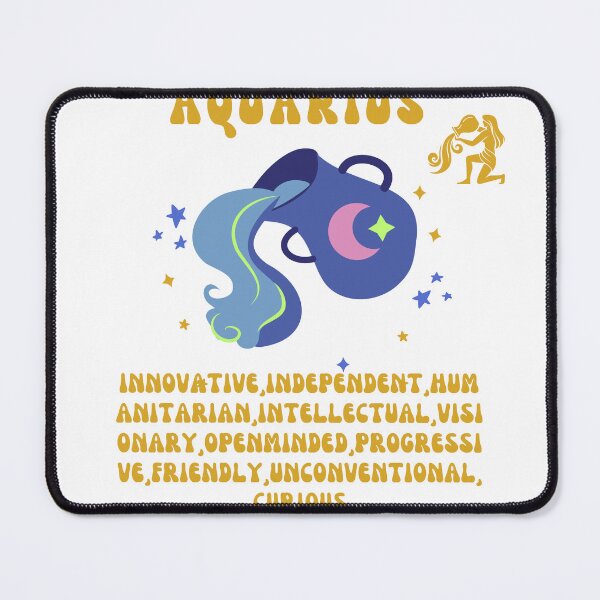Item preview, Aquarius Vibes,#Aquarius #ZodiacSign #AquariusVibes #WaterBearer #ZodiacStyle #CosmicEnergy designed and sold by Med-th-ewolf.