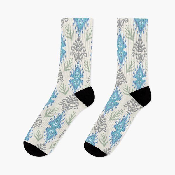 Item preview, Blue Oriental Abstract Seamless pattern Ikat . designed and sold by Alynek-Design.